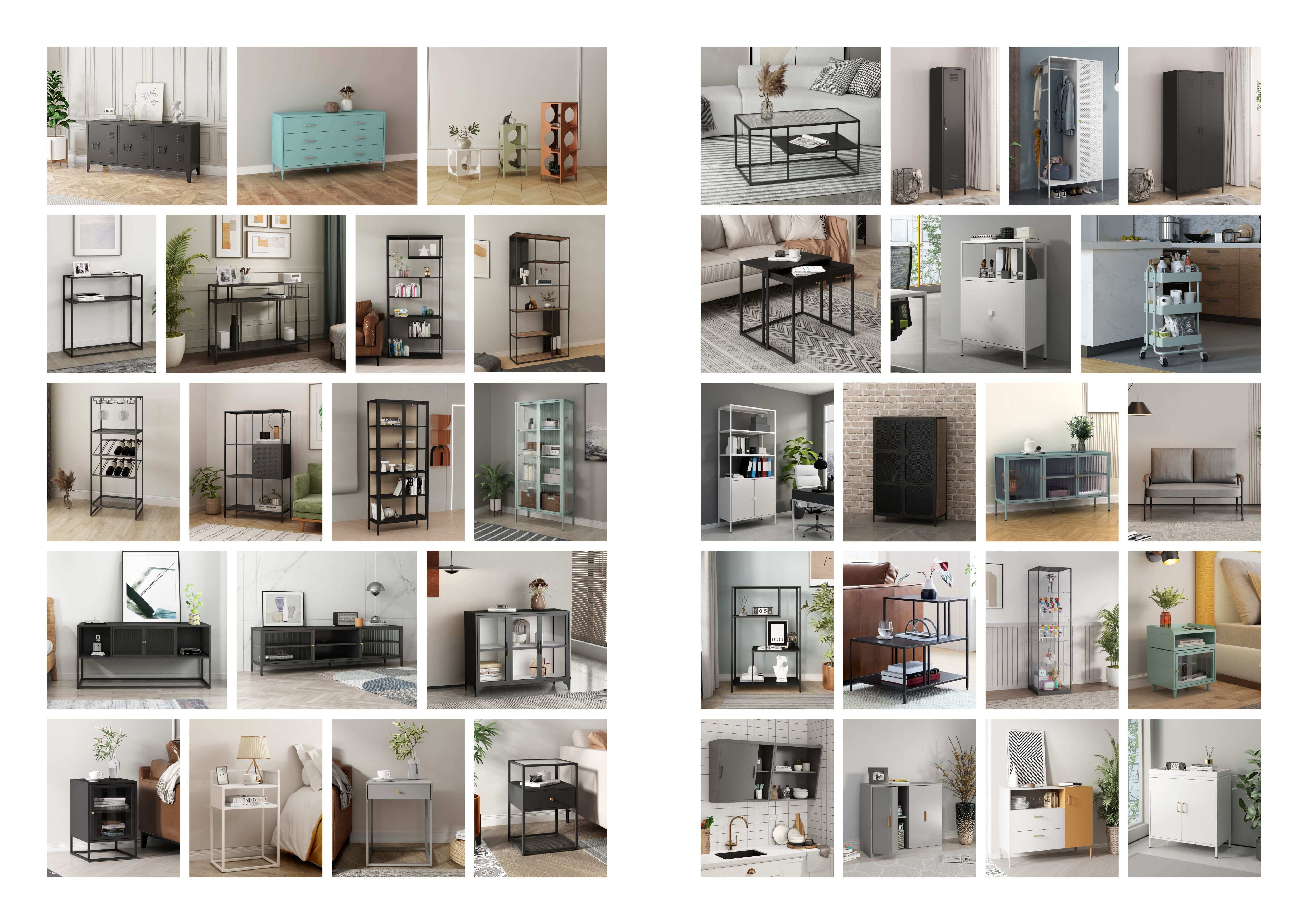 Colorful Storage Cabinet